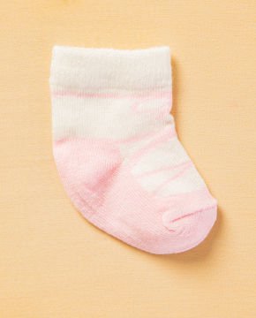 Renkli Desenli Kız Bebek Çorap 3lü Paket