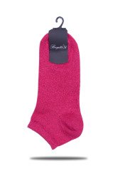 Fuşya Simli  Çorap Ella KOYU PEMBE - 35/39