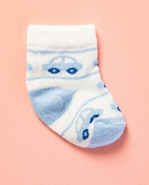 Desenli Erkek Bebek Çorabı 3lü Paket