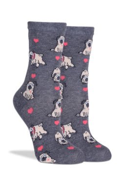 Şapşal Pug Çorap Brogetti