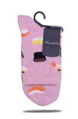 Suşi Desenli Simli Soket Çorap RENKLİ - 35/39