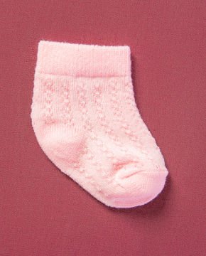 3lü Eko Paket Örgü Desenli Kız Bebek Çorabı