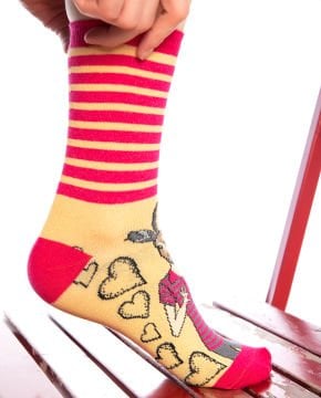 Ceylan Kafası Desenli Kadın Soket Çorap