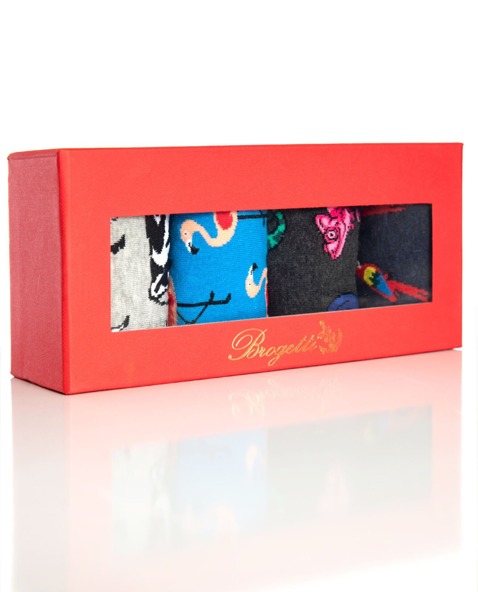 4lü Paket Çeşitli Hayvan Desenli Erkek Soket Çoraplar