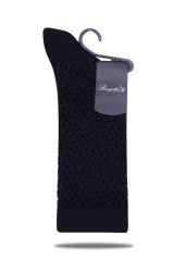 Siyah Simli File Soket Çorap SİYAH - 35/39