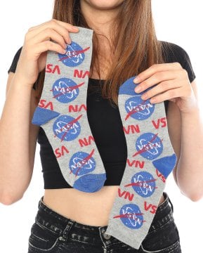 Nasa Desen Soket Çorap RENKLİ - 36/40