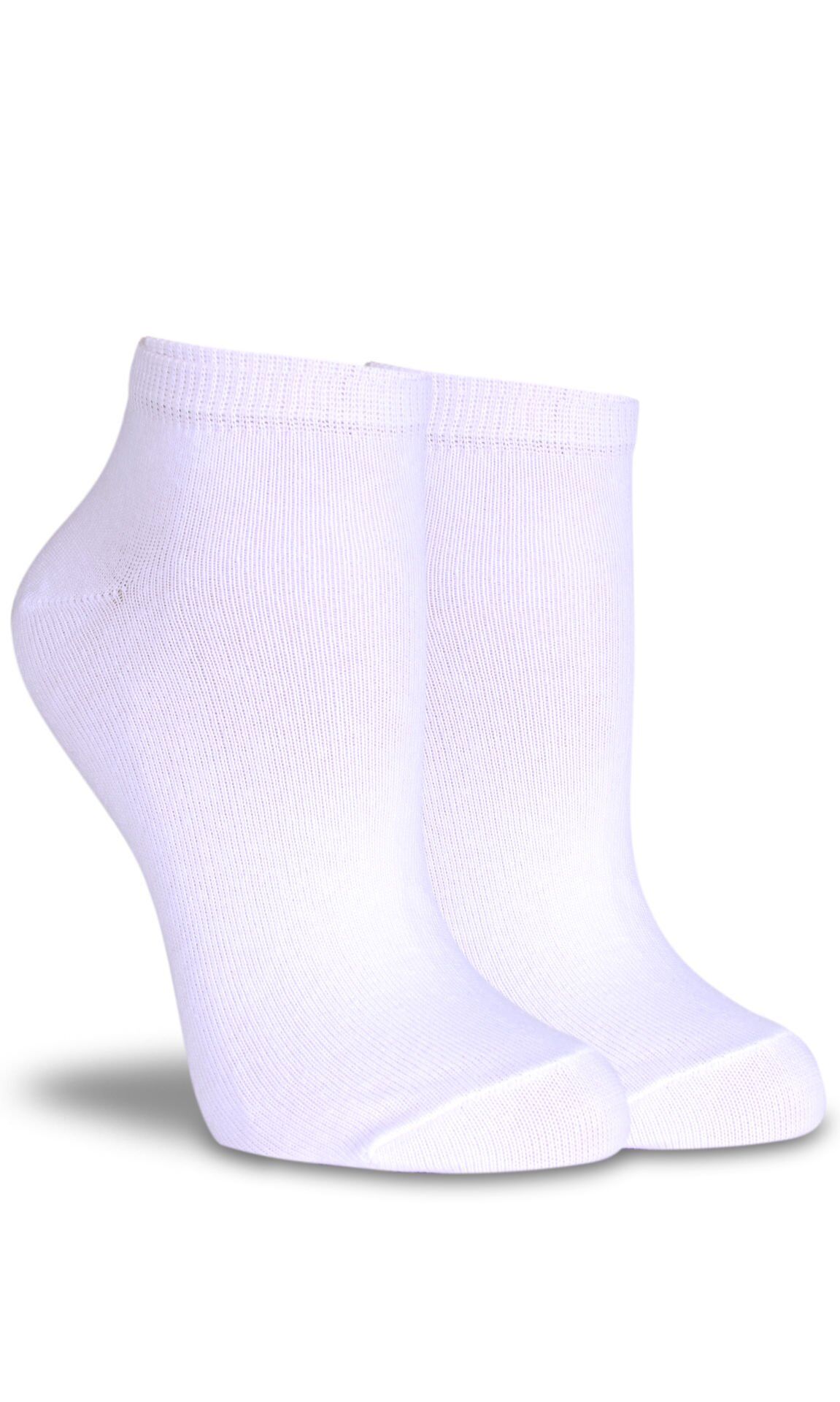 Beyaz Renk Kısa Soket Çorap