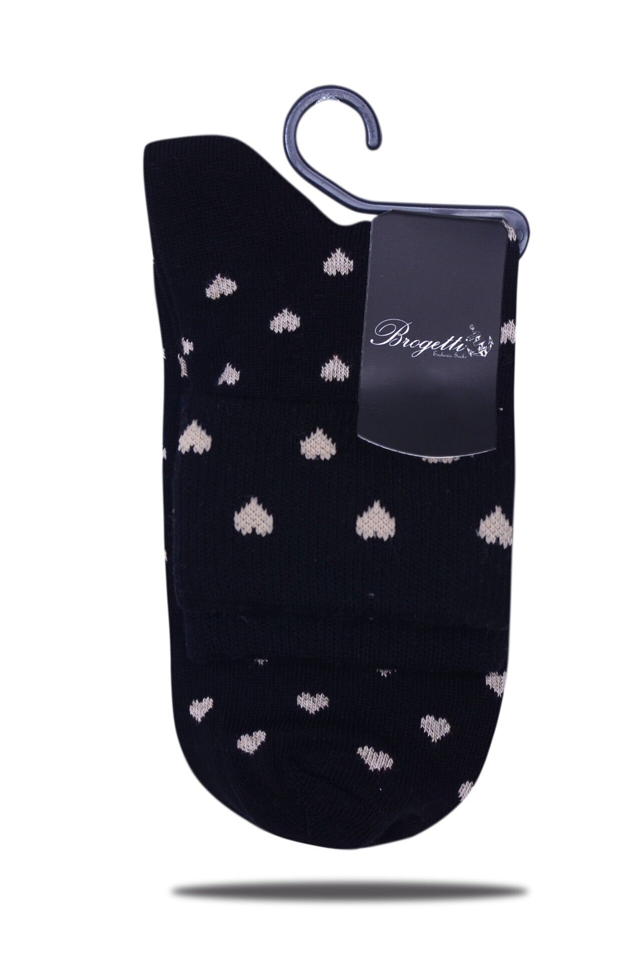 Kalp Desenli Soket Çorap