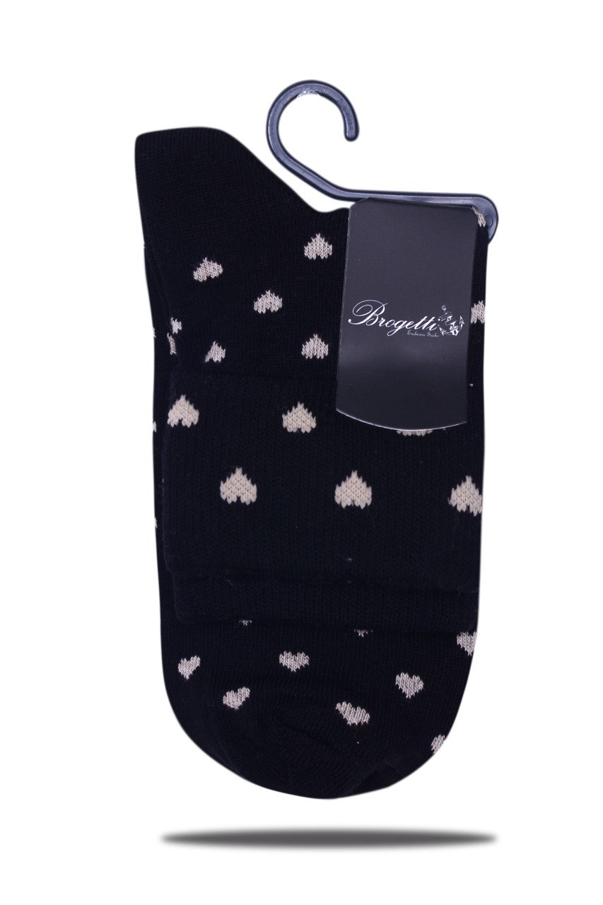 Kalp Desenli Soket Çorap RENKLİ - 35/39