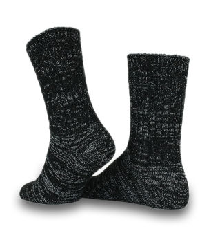 Siyah Muline Erkek Kışlık Soket Çorap
