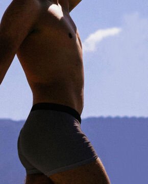 Pamuk Erkek Boxer 3lü Paket Anrasit Renk M Beden