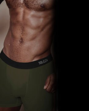 3lü Paket Erkek Boxer Haki Renk M Beden
