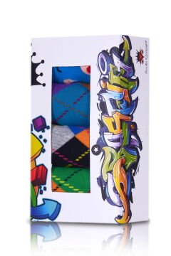 Socks Concept 4lü Renkli Erkek Çorap Chesters