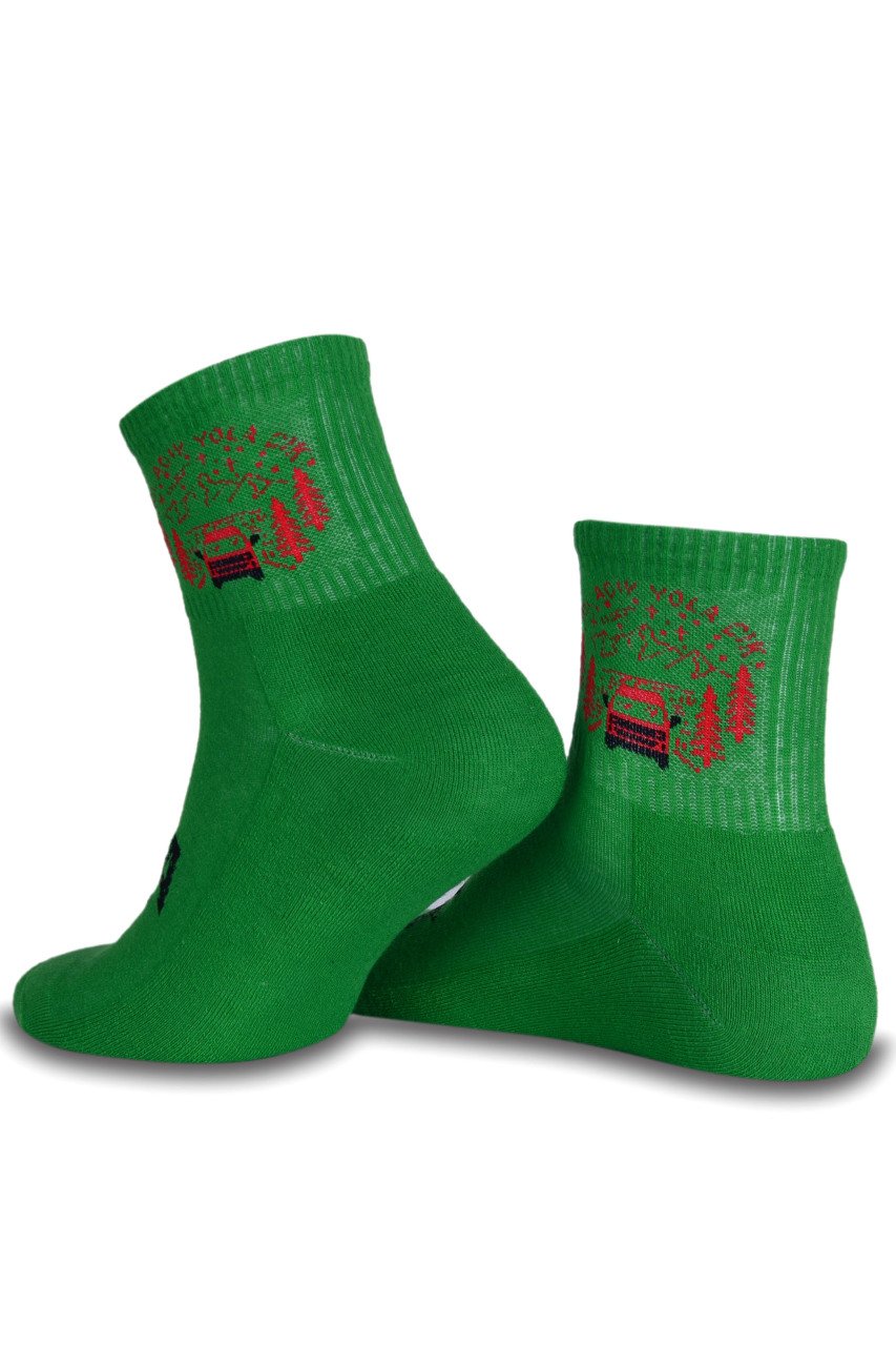 Yol Açık- Yola Çık Unisex Soket Çorap RENKLİ - TEK BEDEN