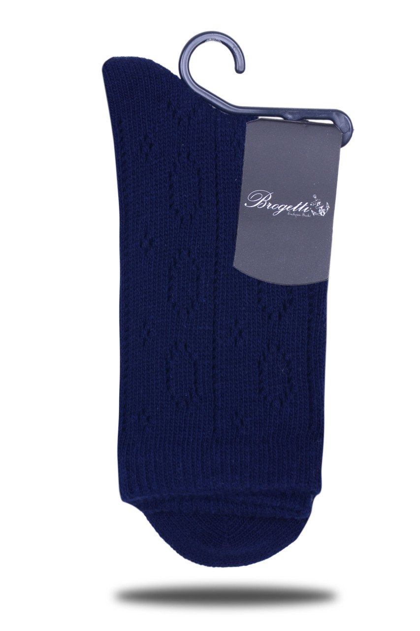 Lacivert Delik Desen Soket Çorap Flora LACİVERT - 35/39