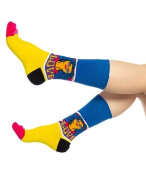 Love Yazılı Burun Dikişsiz Kadın Soket Çorap