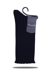 Siyah Sıralı Delik Desen Soket Çorap SİYAH - 35/39