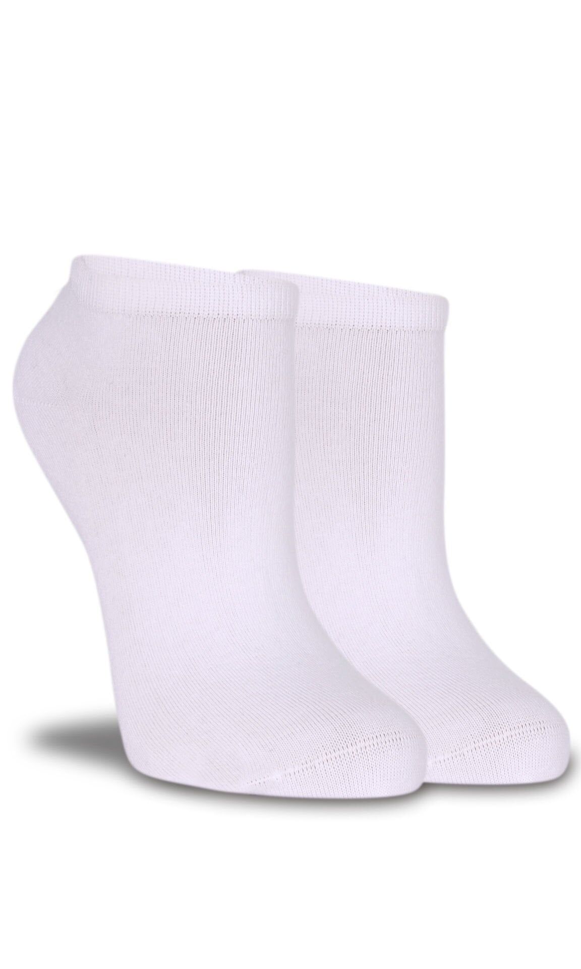 2'Li Paket Beyaz Pauntiye Desen Soket Çorap