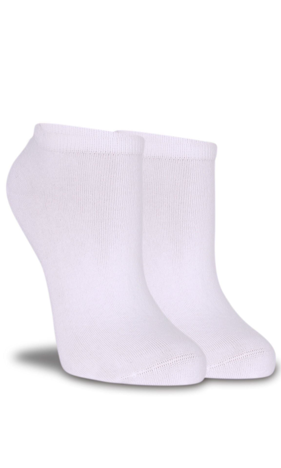 2'Li Paket Beyaz Pauntiye Desen Soket Çorap Beyaz - 35/39