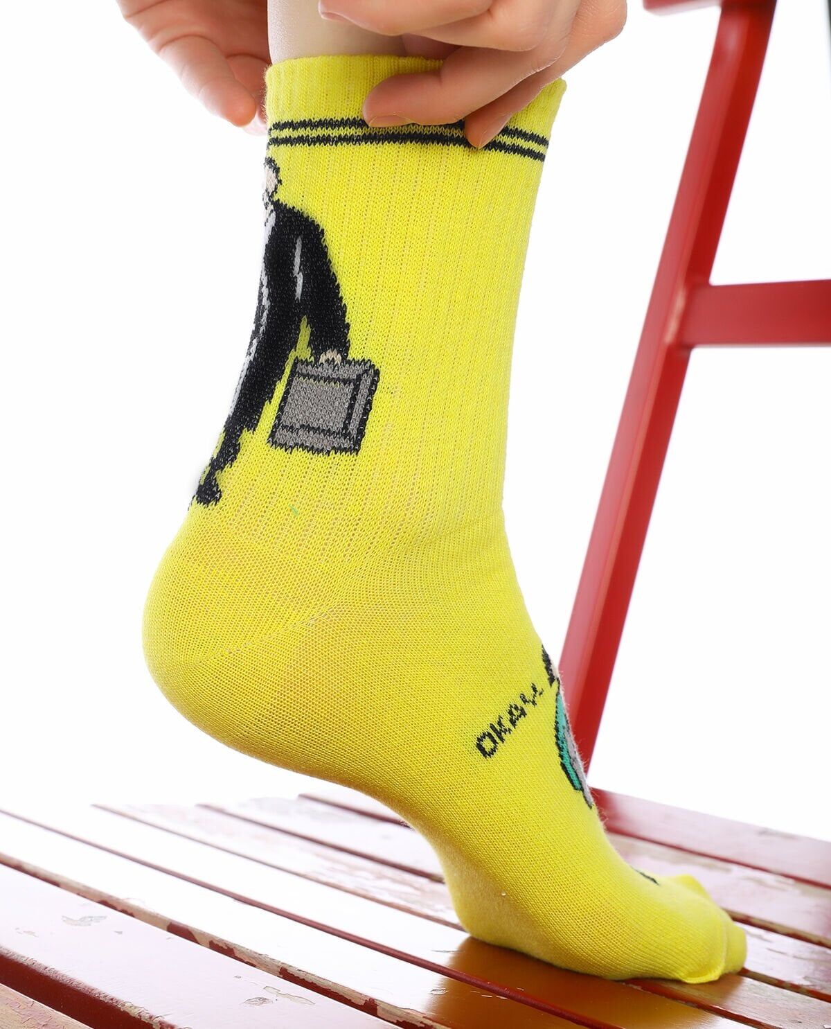 Leon ve Mathilda Çorabı Sarı Renk