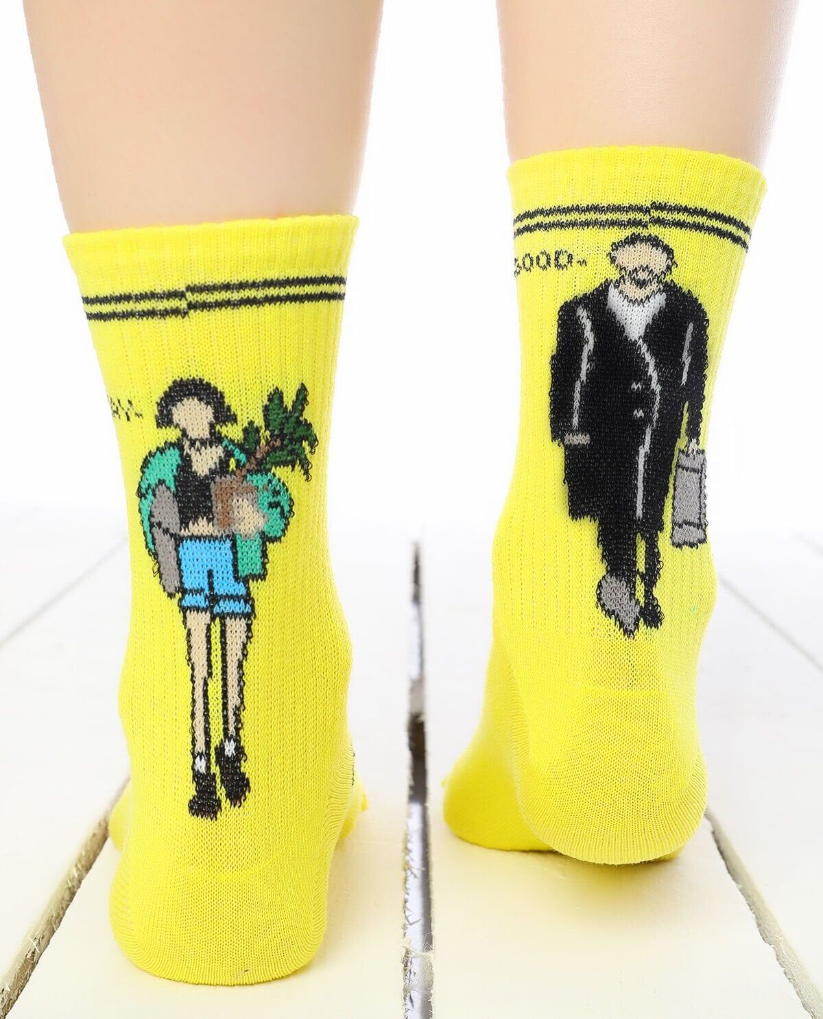 Leon ve Mathilda Çorabı Sarı Renk