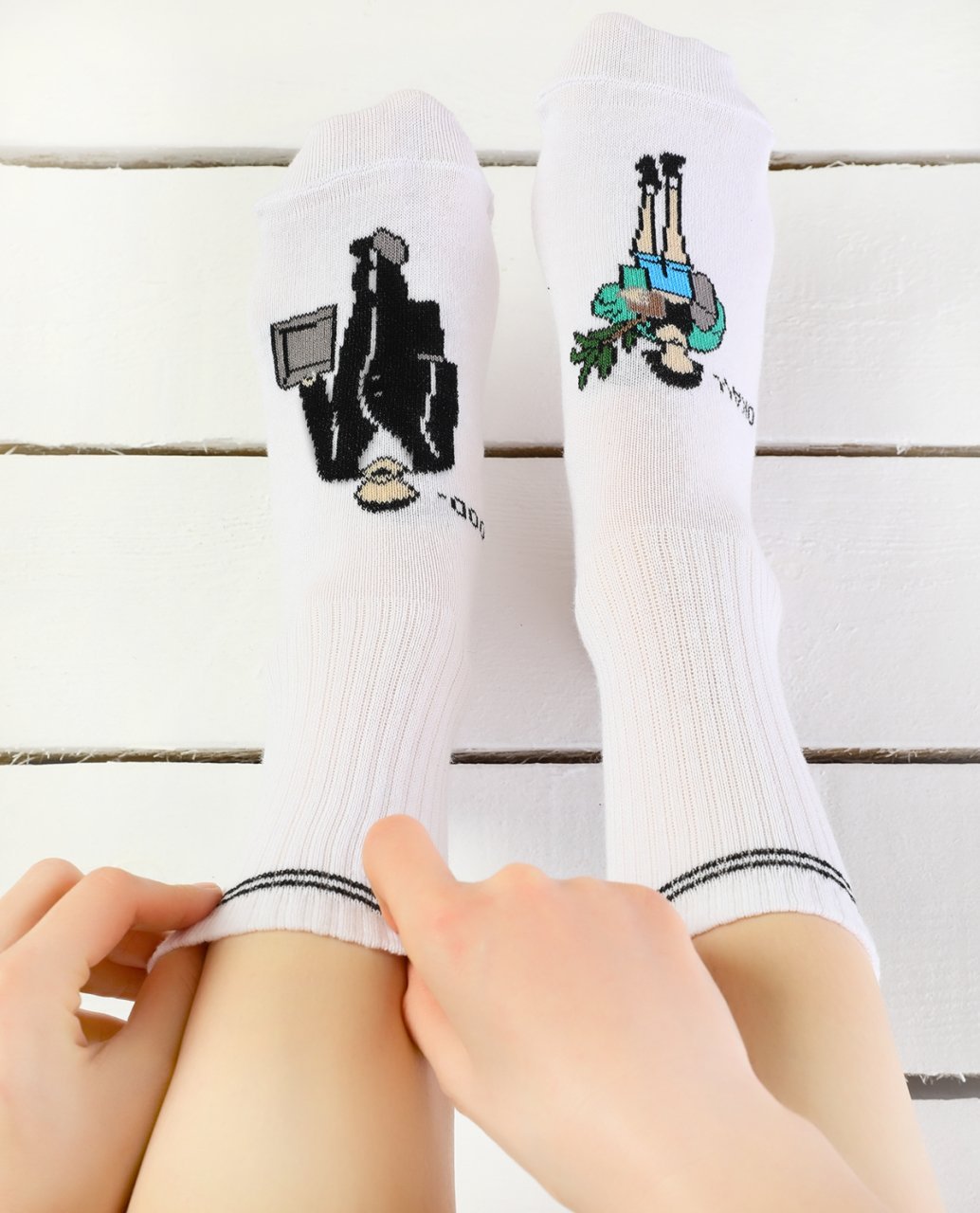 Leon ve Mathilda Çorabı Beyaz Renk Beyaz - 36/40