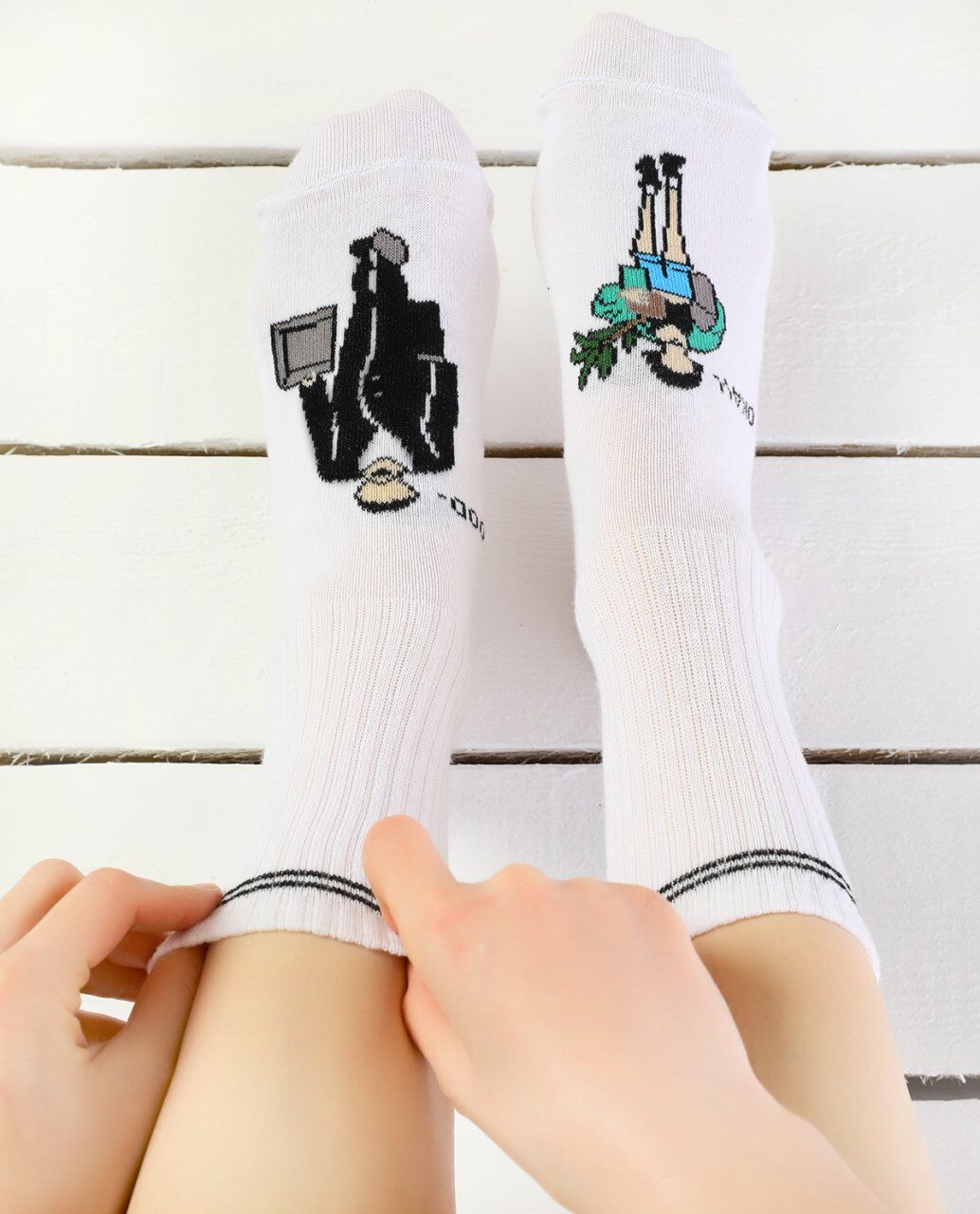 Leon ve Mathilda Çorabı Beyaz Renk Beyaz - 36/40