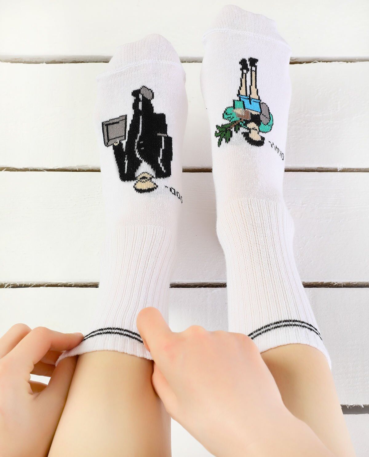 Leon ve Mathilda Çorabı Beyaz Renk Beyaz - 36/40