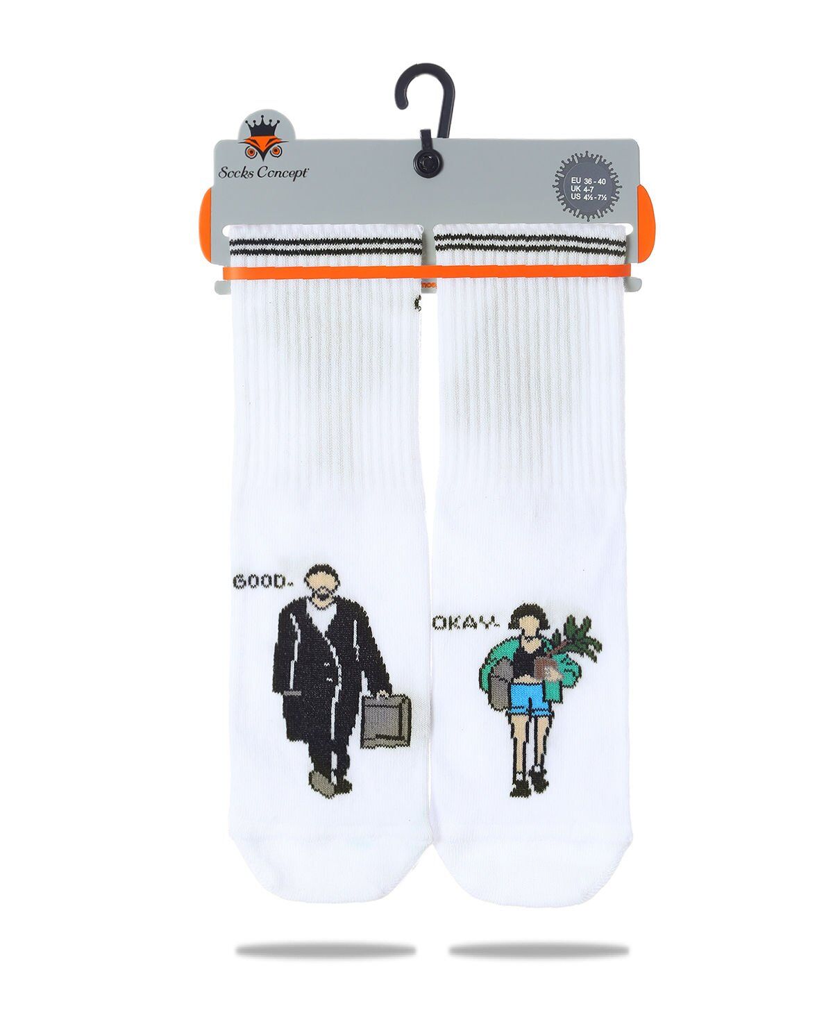 Leon ve Mathilda Çorabı Beyaz Renk Beyaz - 36/40