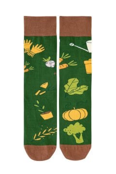 Bahçe Malzemeleri Desenli Erkek Soket Çorap