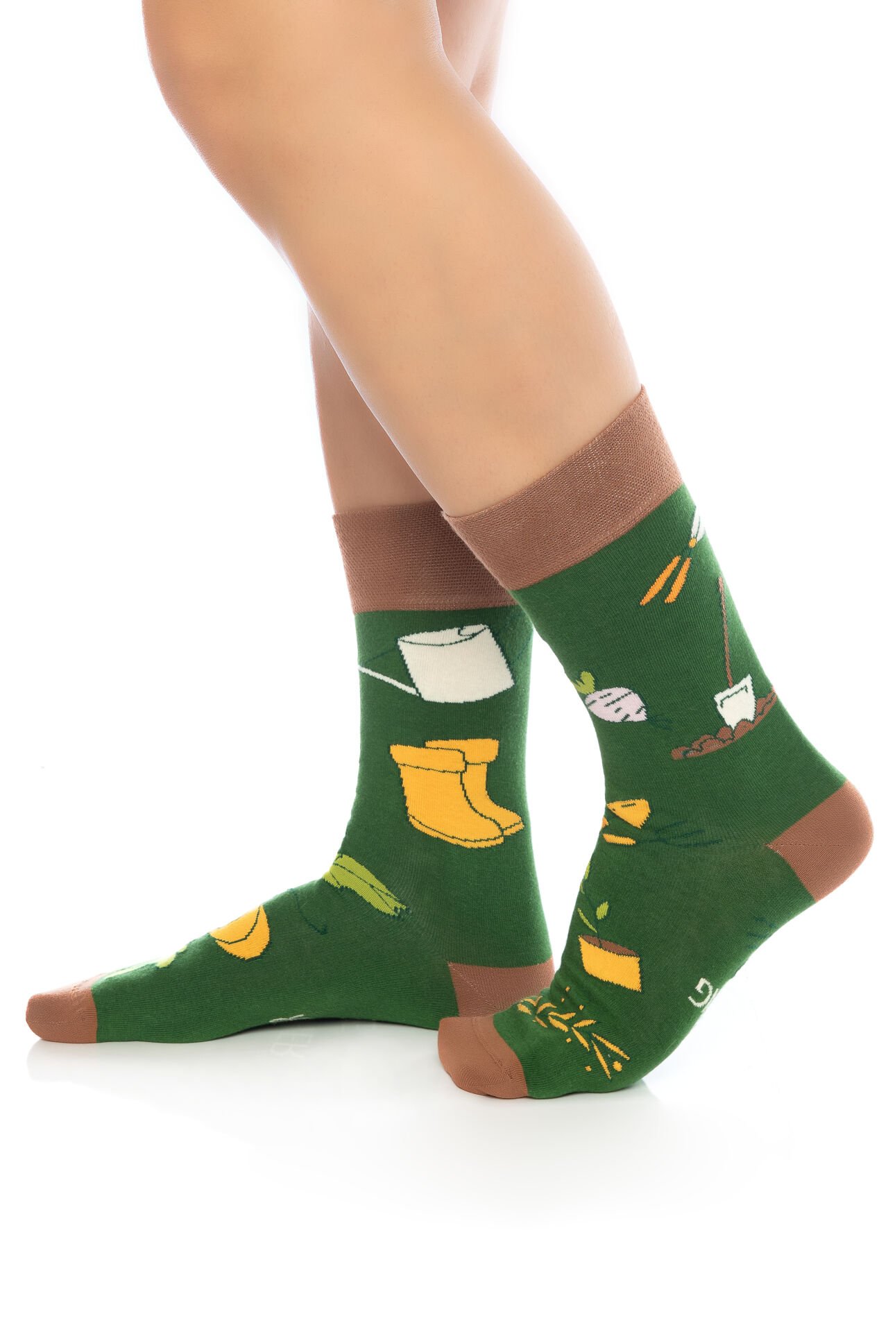 Bahçe Malzemeleri Desenli Erkek Soket Çorap