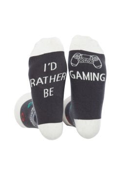 Oyun Konsolu Desenli Erkek Soket Çorap