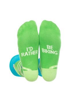 Bisiklet ve Orman Desenli Erkek Soket Çorap