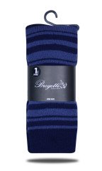 Lacivert Çizgi Desen Kışlık Çorap LACİVERT - TEK BEDEN