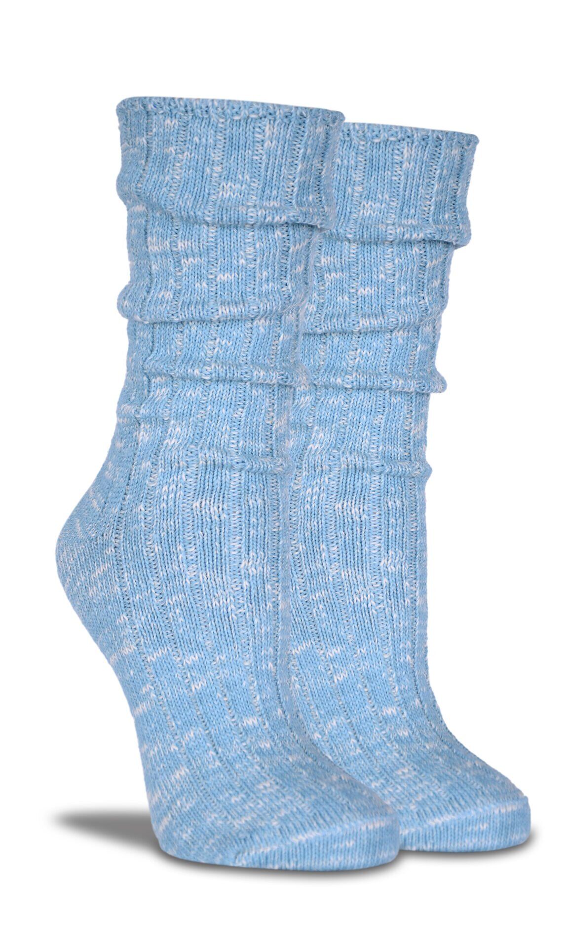 Mavi Renk Soket Çorap Alisa