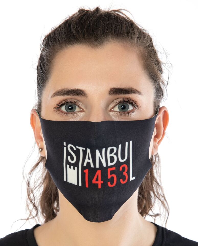 İstanbul 1453 Yazılı Nano Maske