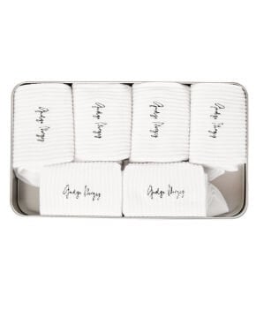 Kişiye Özel Kadın Nakışlı Tenis Soket Çorap Exclusive Bambu