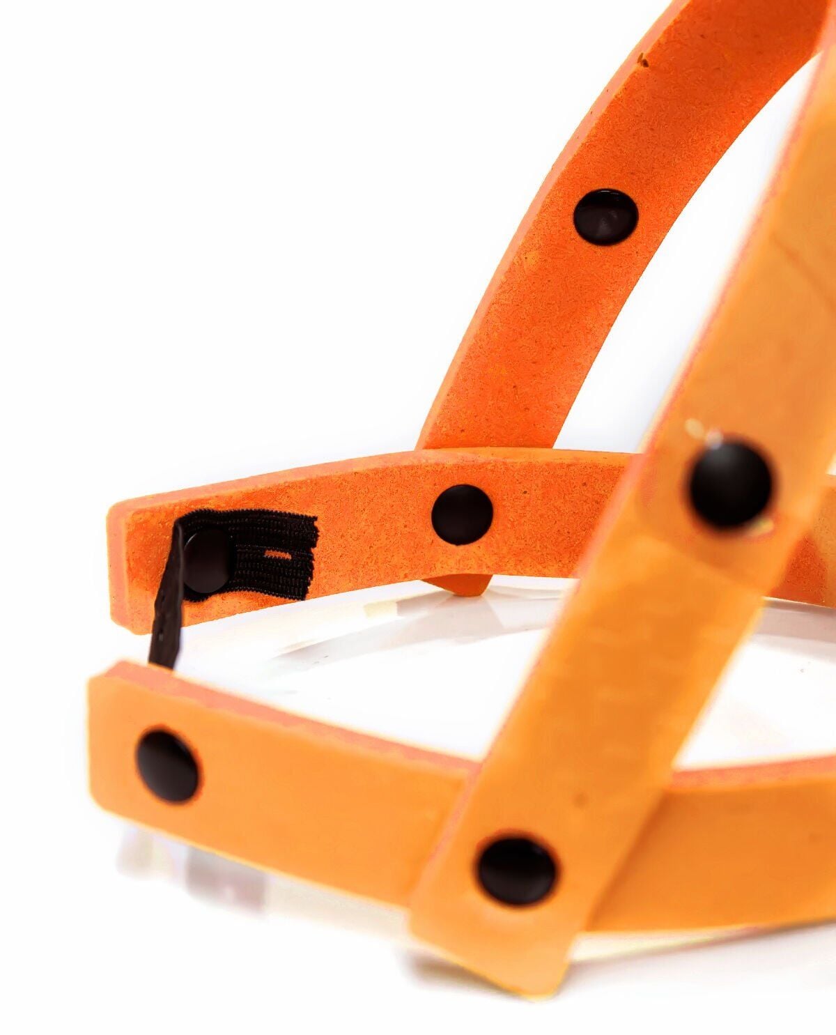 Açılabilir Yüz Siperliği Hafif Kullanım Turuncu Renk Eva