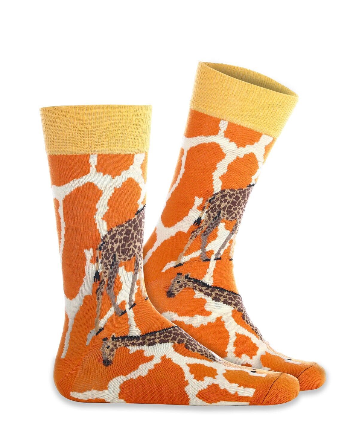 Zürafa Desenli Erkek Soket Çorap