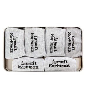 Kişiye Özel Erkek Patik Çorap Exclusive Bambu