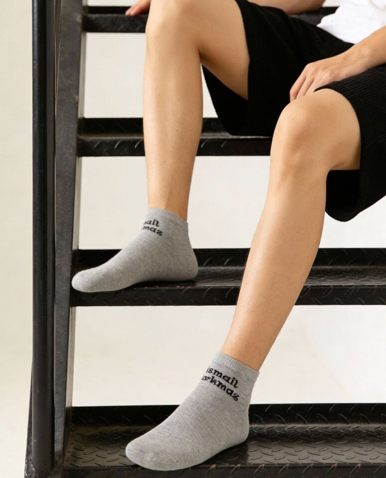 Kişiye Özel Erkek Patik Çorap Exclusive Bambu