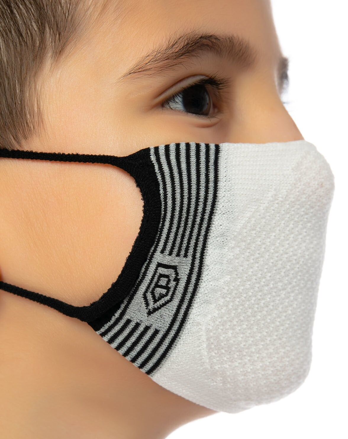 Yıkanabilir Çocuk Yüz Maskesi Beyaz Renk Beyaz - 3-6 YAŞ