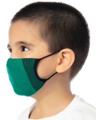Yıkanabilir Çocuk Yüz Maskesi Yeşil Renk YEŞİL - 3-6 YAŞ