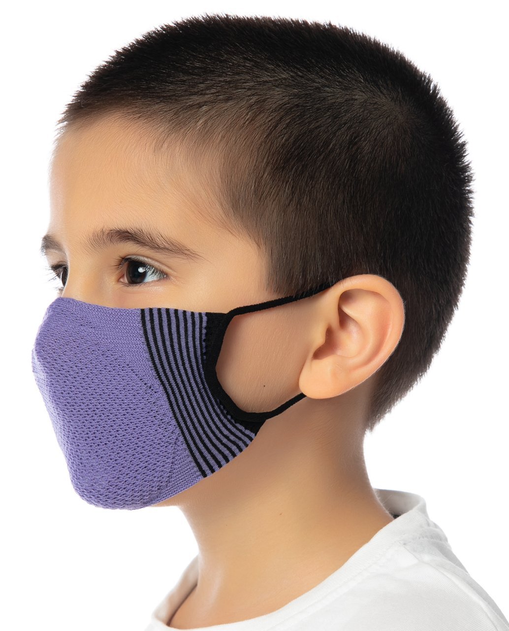 Yıkanabilir Çocuk Maskesi Ekstra Rahat Mor Renk MOR - 3-6 YAŞ