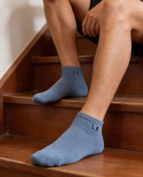 Kişiye Özel Erkek Nakışlı Patik Çorap Exclusive