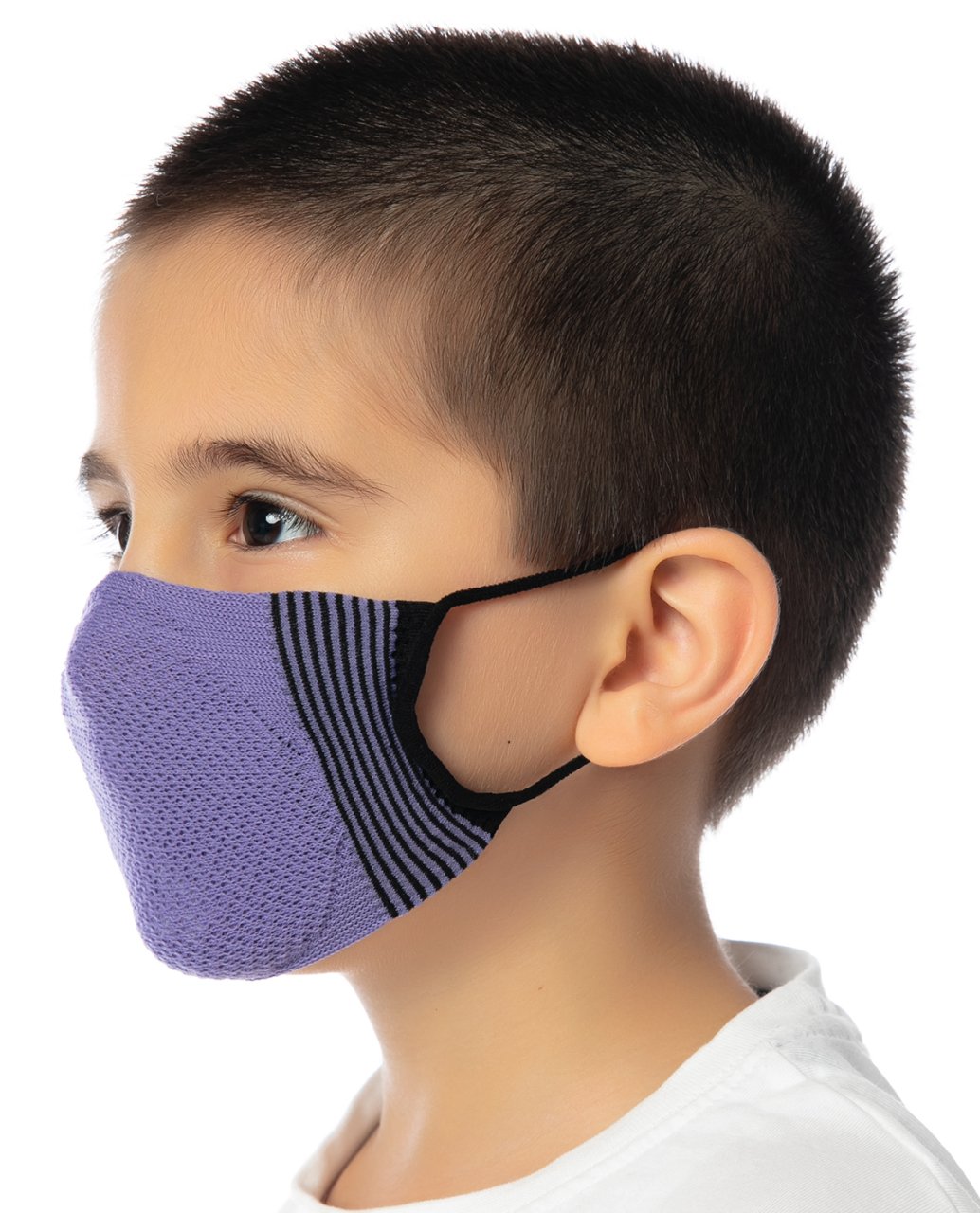 Yıkanabilir Çocuk Maskesi Ekstra Rahat Mor Renk MOR - 7-12 YAŞ