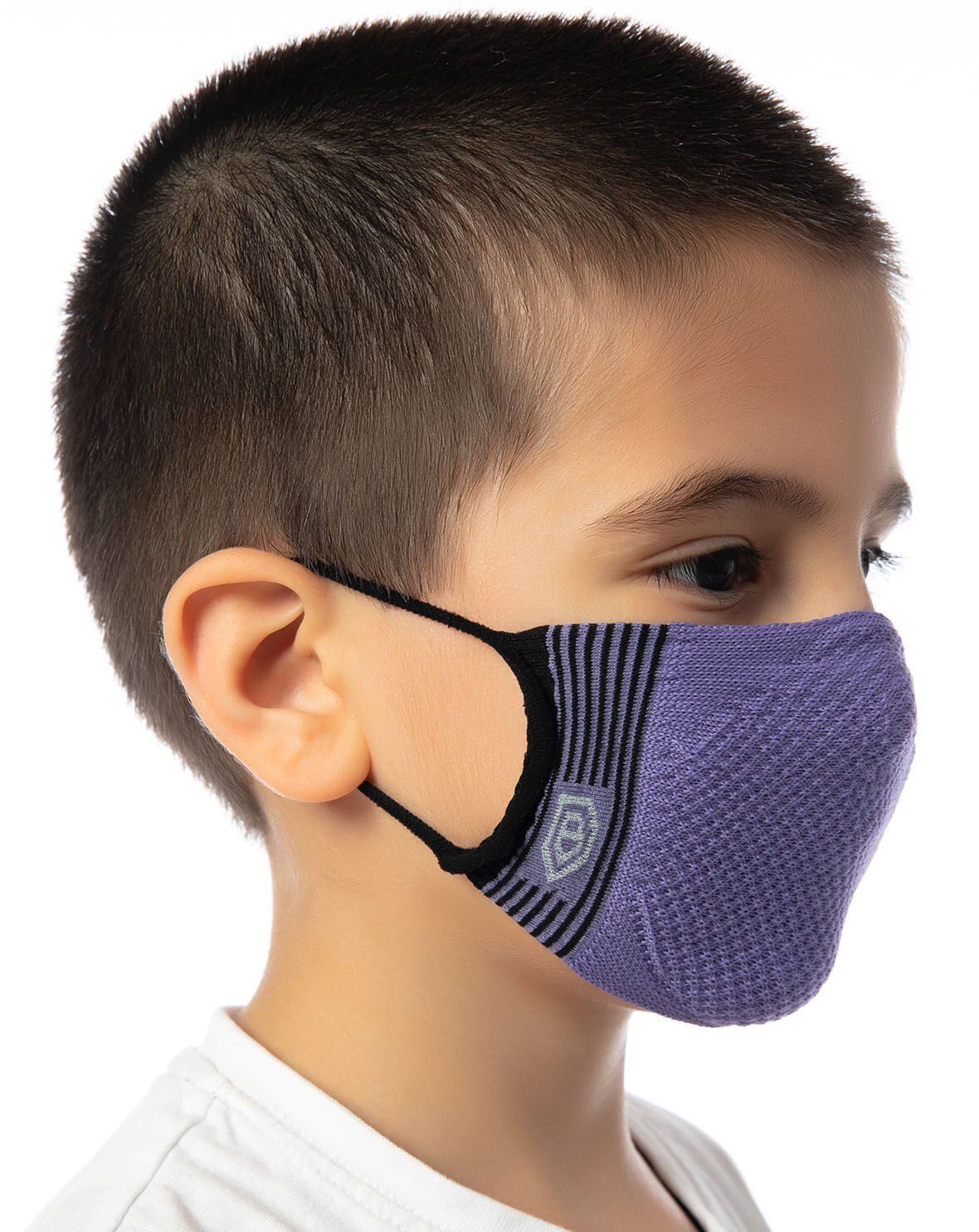 Yıkanabilir Çocuk Maskesi Ekstra Rahat Mor Renk MOR - 7-12 YAŞ