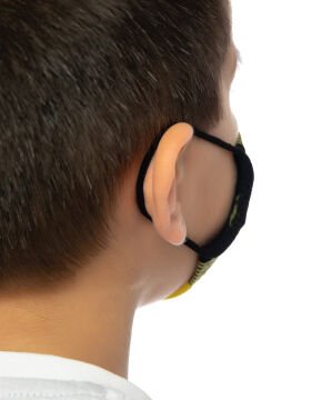 Yıkanabilir Maske Rahat Kullanım Sarı Renk