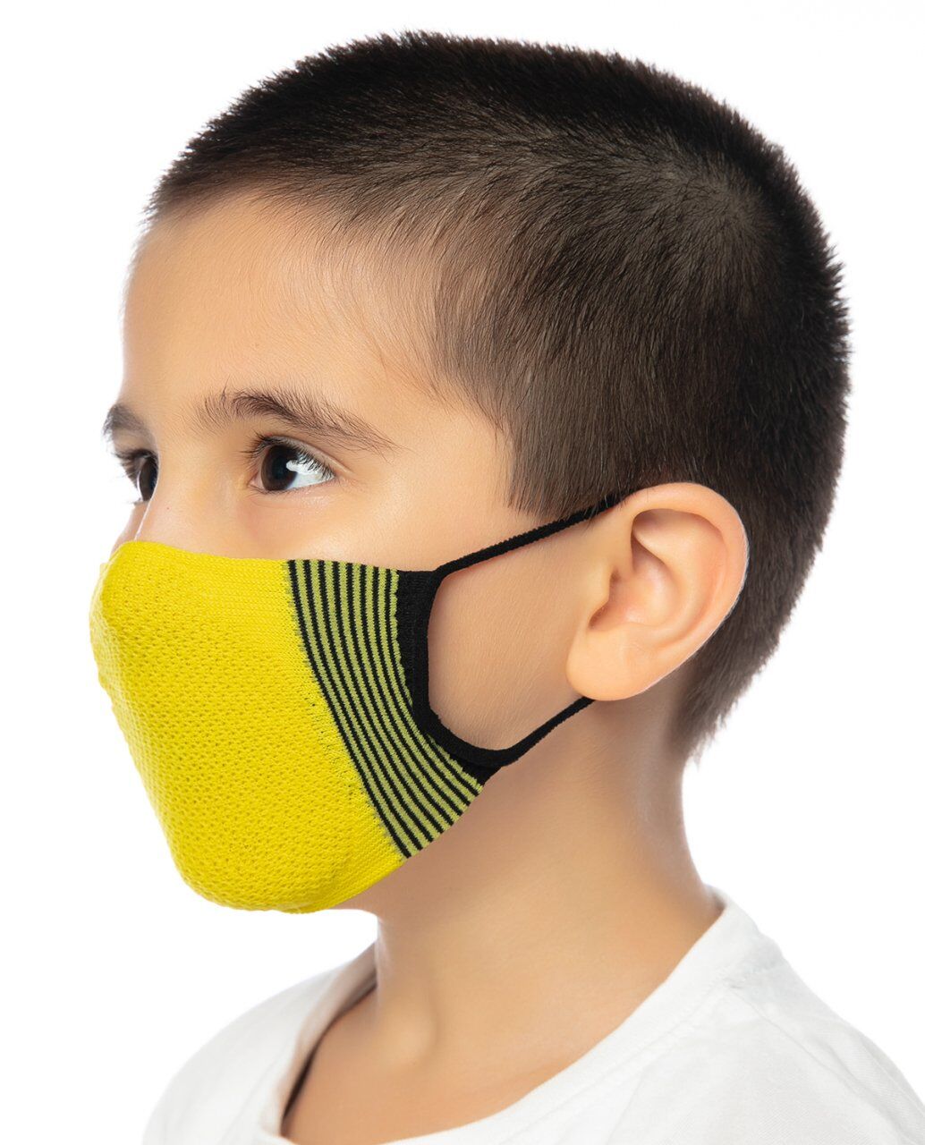 Yıkanabilir Maske Rahat Kullanım Sarı Renk SARI - 3-6 YAŞ