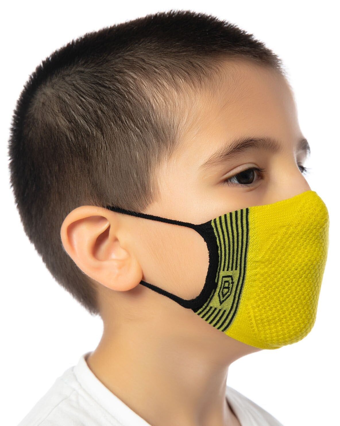 Yıkanabilir Maske Rahat Kullanım Sarı Renk SARI - 3-6 YAŞ